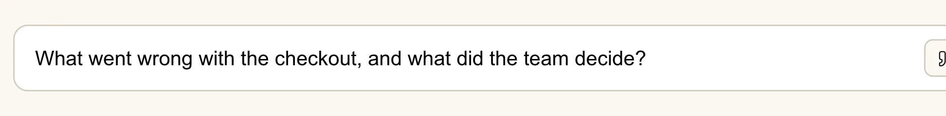 Asking a question about a recording in Citesvue